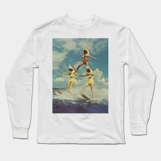 On evil beach Long Sleeve T-Shirt by Vertigo Artography